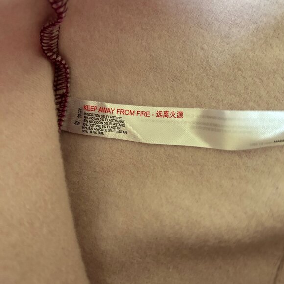 NWT Urban Outfitters Large Purple Raw Hem Fleece Crop Tank Top - Picture 8 of 15